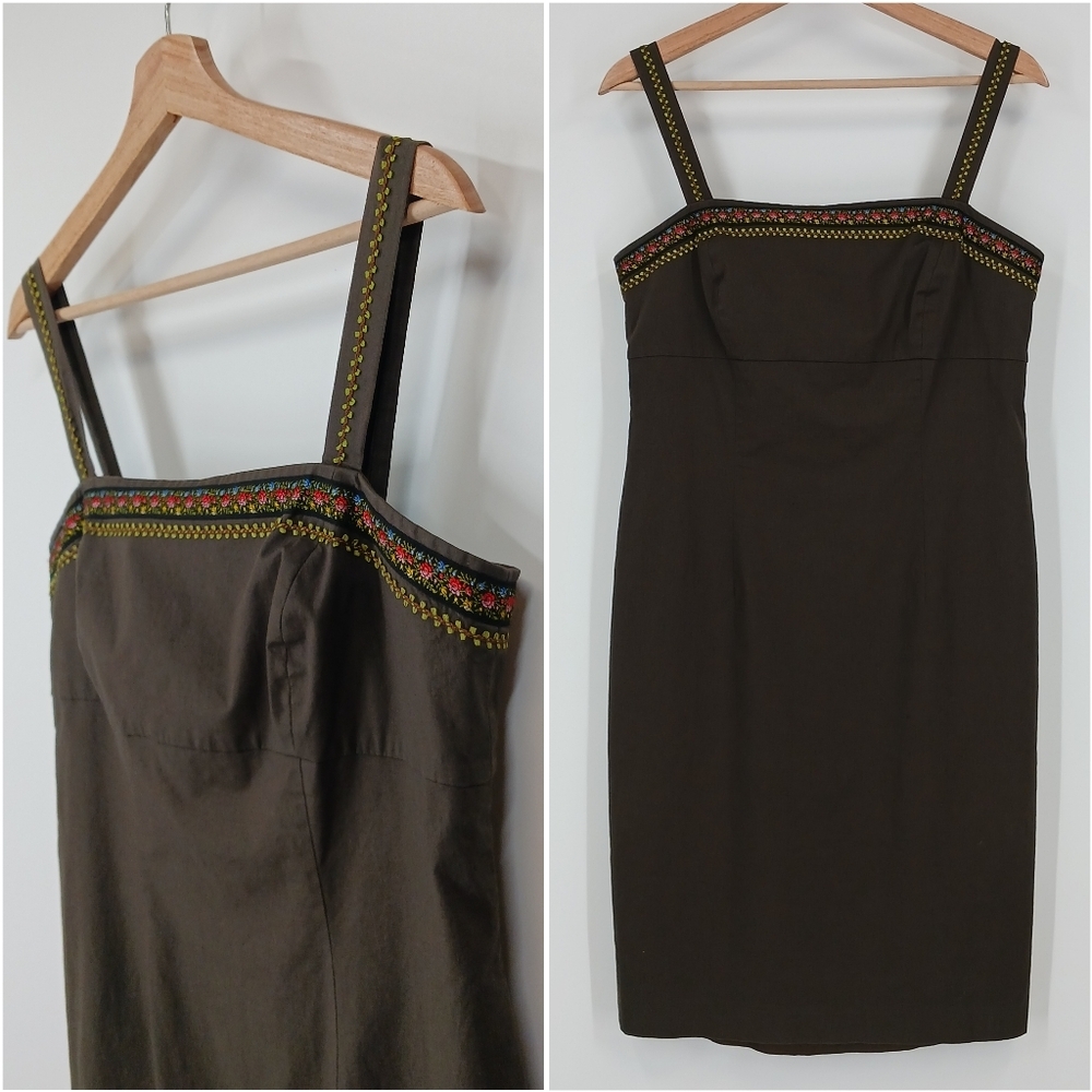 Ann Taylor Loft Embroidered Dress